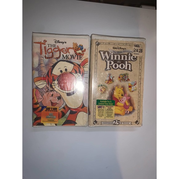 Disney Other Vintage Sealed Disney Vhs Tapes The Tigger Movie
